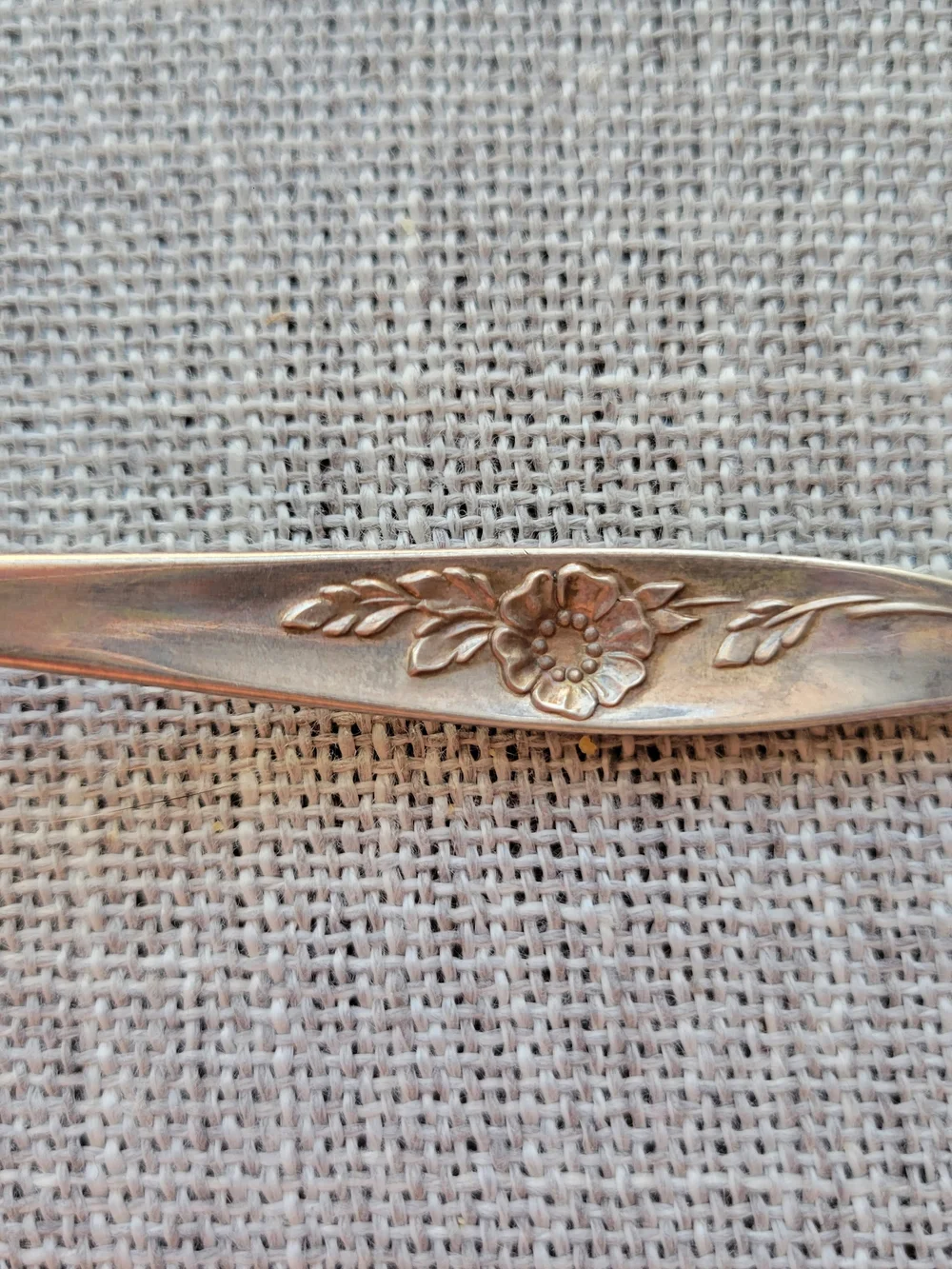 ​Vintage Oneida Heirloom Sterling DAMASK ROSE Gravy Ladle Serving Spoon 1.0 Oz